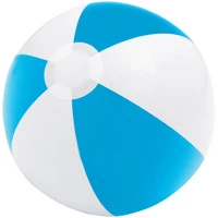 Надувной пляжный мяч Cruise, голубой с белым