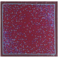 Платок Tourbillon Silk, бордовый