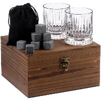 Наборы стаканов и камни для виски