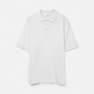 Рубашка поло унисекс Upswing, белая