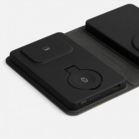 Внешний аккумулятор с беспроводной зарядкой reCover 8000 мАч, черный