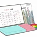Календарь настольный Sticky на заказ, ver.2, 100 листов