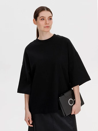 Футболка оверсайз Big Boss, черная