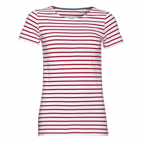 Футболка Miles Women белая с красным