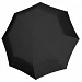 Складной зонт U.090, черный с неоново-зеленым