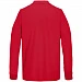 Рубашка поло унисекс с длинным рукавом Pacific LSL, красная