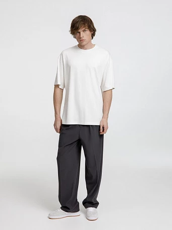 Футболка оверсайз унисекс Lavinia, белая