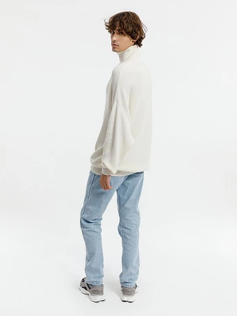 Джемпер Siluetti Birne, молочно-белый