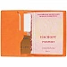 Обложка для паспорта Petrus, оранжевая