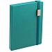 Ежедневник New Factor Metal, бирюзовый