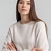 Свитшот унисекс BNC Inspire (Organic), молочно-белый