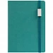 Ежедневник New Factor Metal, бирюзовый