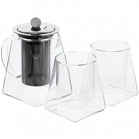 Чайный набор Quadroni в красной коробке