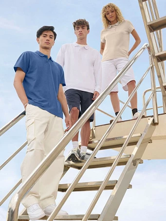 Рубашка поло женская Pacific Women, синяя (джинс)