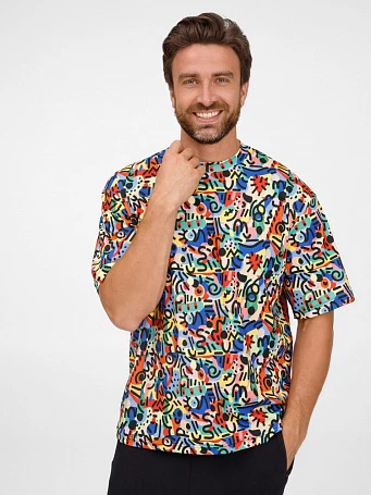 Футболка из бифлекса Morfiss с полной запечаткой на заказ