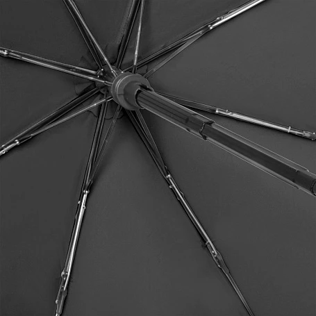 Зонт складной Carbonsteel Magic, черный