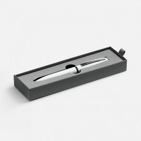 Ручка шариковая Bolt Soft Touch в футляре, белая
