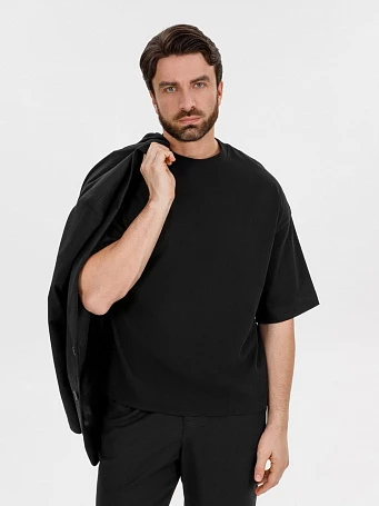 Футболка оверсайз Big Boss, черная