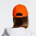 Бейсболка Spiker, оранжевая с белым