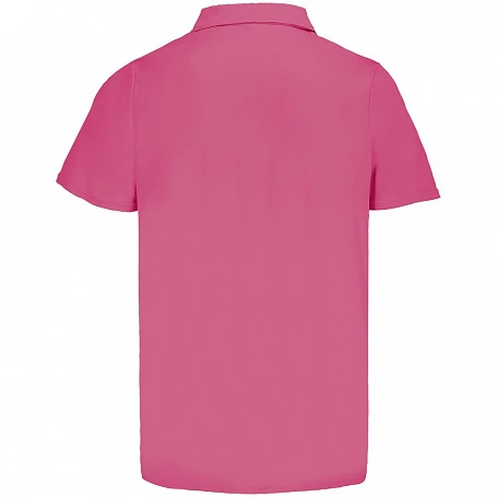 Рубашка поло унисекс Pitcher, розовая (ribbon pink)