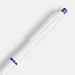 Ручка шариковая Bright Pop, белая с фиолетовым