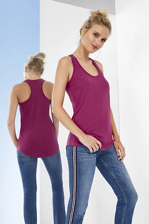 Майка женская Moka 110, оранжевая