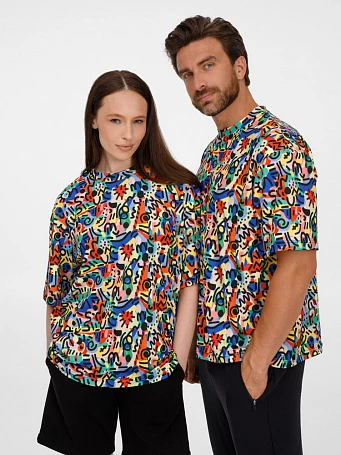 Футболка из бифлекса Morfiss с полной запечаткой на заказ