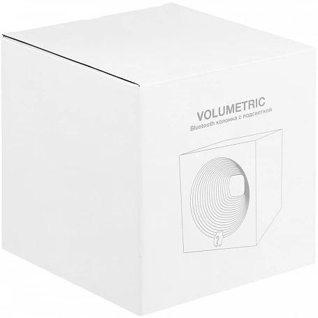 Bluetooth-колонка с подсветкой Volumetric, белая