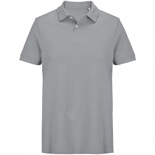 Рубашка поло унисекс Pacific, серая