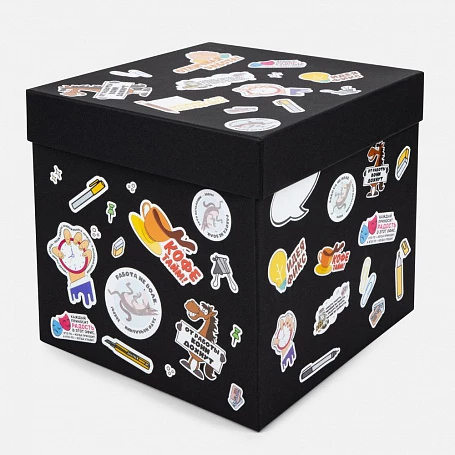 Наклейки бумажные Sticker Pack на заказ, L