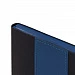 Ежедневник Bookmark, недатированный, черный с синим