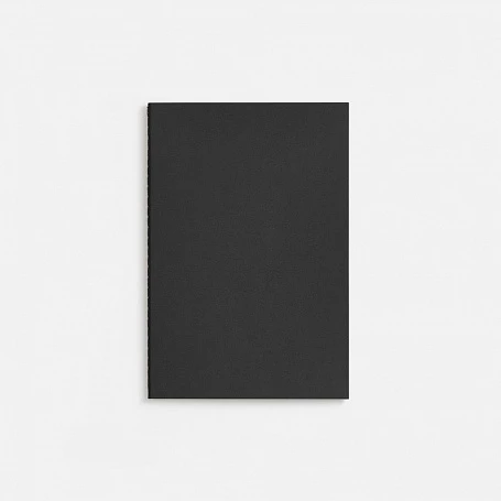 Блокнот Marco в клетку, черный