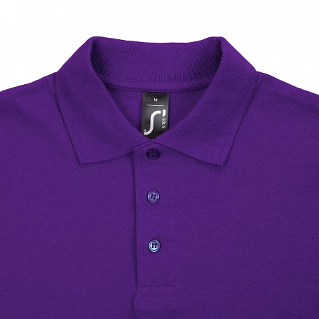 Рубашка поло мужская Spring 210, темно-фиолетовая