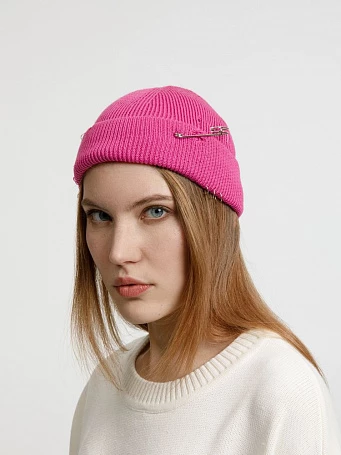 Шапка Pricker, розовая (малиновая)