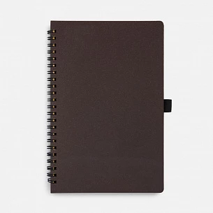 Блокнот на спирали Coffeist, коричневый