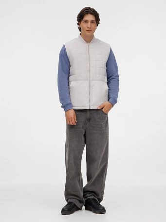 Жилет унисекс Warmbridge, светло-серый