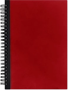 Ежедневник Notera Maxi, недатированный, красный