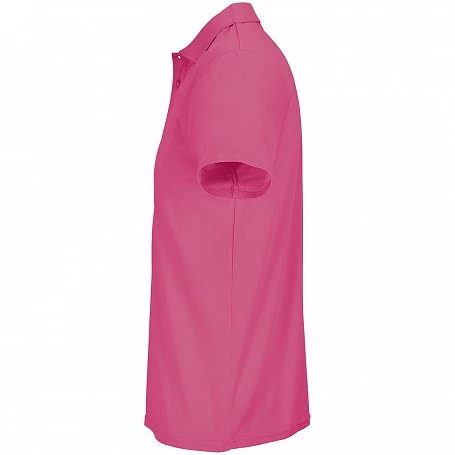 Рубашка поло унисекс Pitcher, розовая (ribbon pink)