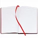 Ежедневник Bookmark, недатированный, черный с красным