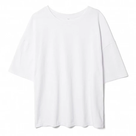 Футболка унисекс оверсайз Crosstown, белая