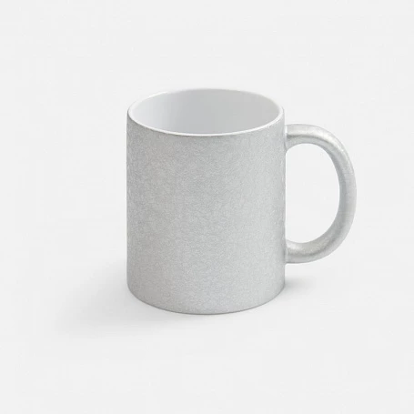 Кружка для сублимационной печати Sagredo, серебристая