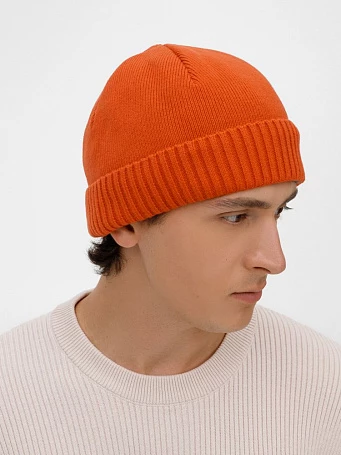 Шапка ComFleece, темно-оранжевая (кирпичная)