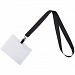 Лента для бейджа Neckband, черная