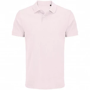 Рубашка поло унисекс Pacific, светло-розовая