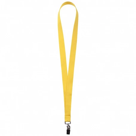 Лента для бейджа Neckband, желтая
