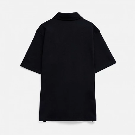 Рубашка поло унисекс Tiimi, черная