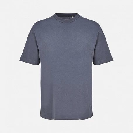 Футболка оверсайз мужская Boxy Men, темно-серая (графит)