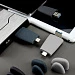 Флешка Pebble Universal, USB 3.0, серо-синяя, 32 Гб