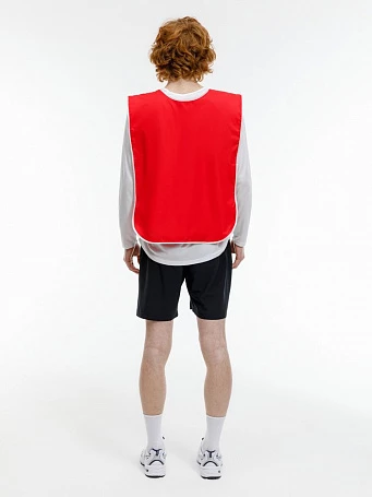 Манишка Member, красная с белым