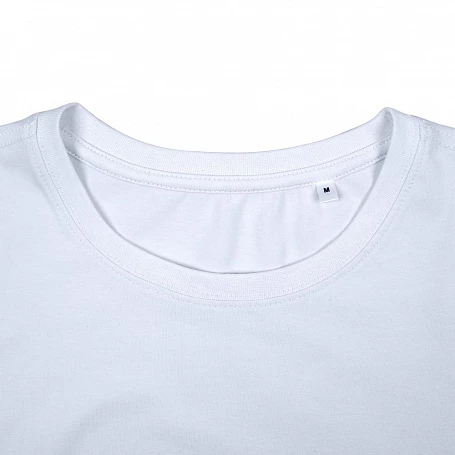 Футболка женская T-bolka Stretch Lady, белая (холодный оттенок)